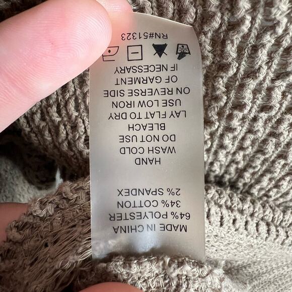 TWO BY VINCE CAMUTO Crewneck 3/4 Sleeve Pull Over Sweater Size XL - Picture 9 of 10